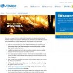 Allstate Emergency Preparedness Website Fire Protection Page