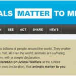 The World Society for the Protection of Animals - Animals Matter to Me Website